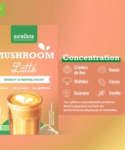 Mushroom latté 6 x 10 g BIO BIO, 60 g